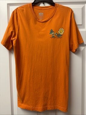 Rhymesayers Atmosphere - Orange Graphic T-Shirt with Sun Flower Print -  Lg